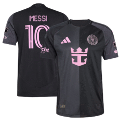 Maillot Authentique Joueur Lionel Messi Inter Miami CF Adidas Noir 2025 – Collection Fortitude